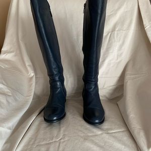 Gorgeous Duo/Ted & Muffy Navy Riding Boots